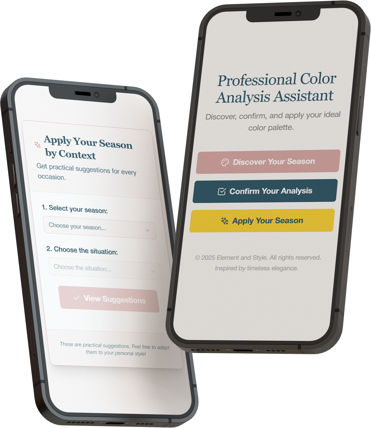 VirtualStylo: the professional color analysis assistant