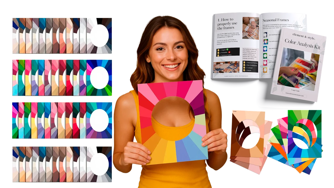The Complete Professional Color Analysis System: 108 frames, the method, palette sheets and client guides